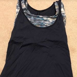 Lululemon tank with sport bra